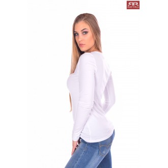 Retrojeans Dámske tričko ZENIT LW20 - Biela