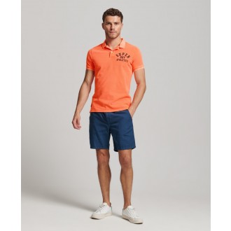 Superdry pánska polokošeľa vintage superstate polo - Oranžová